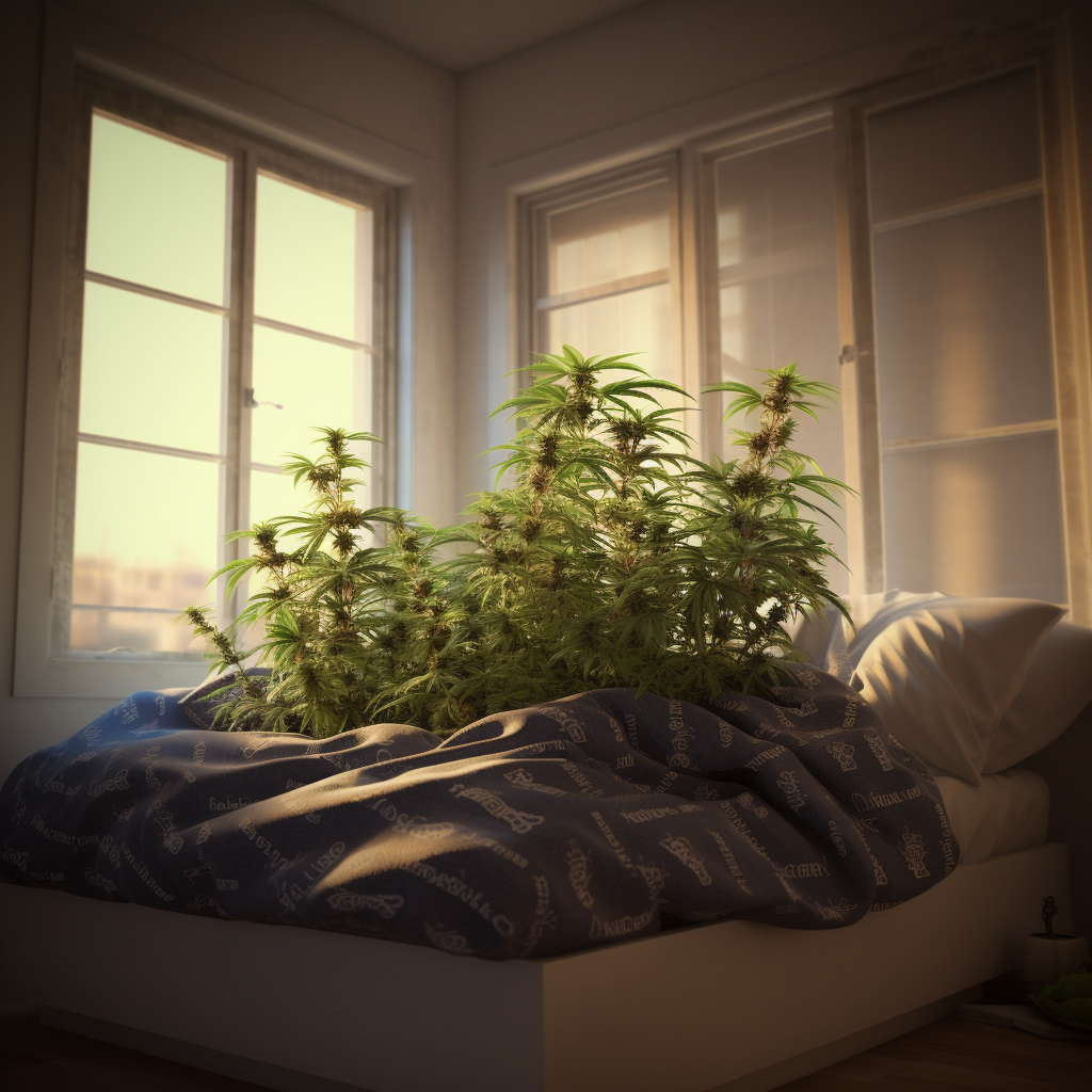 Cannabis Sleeping